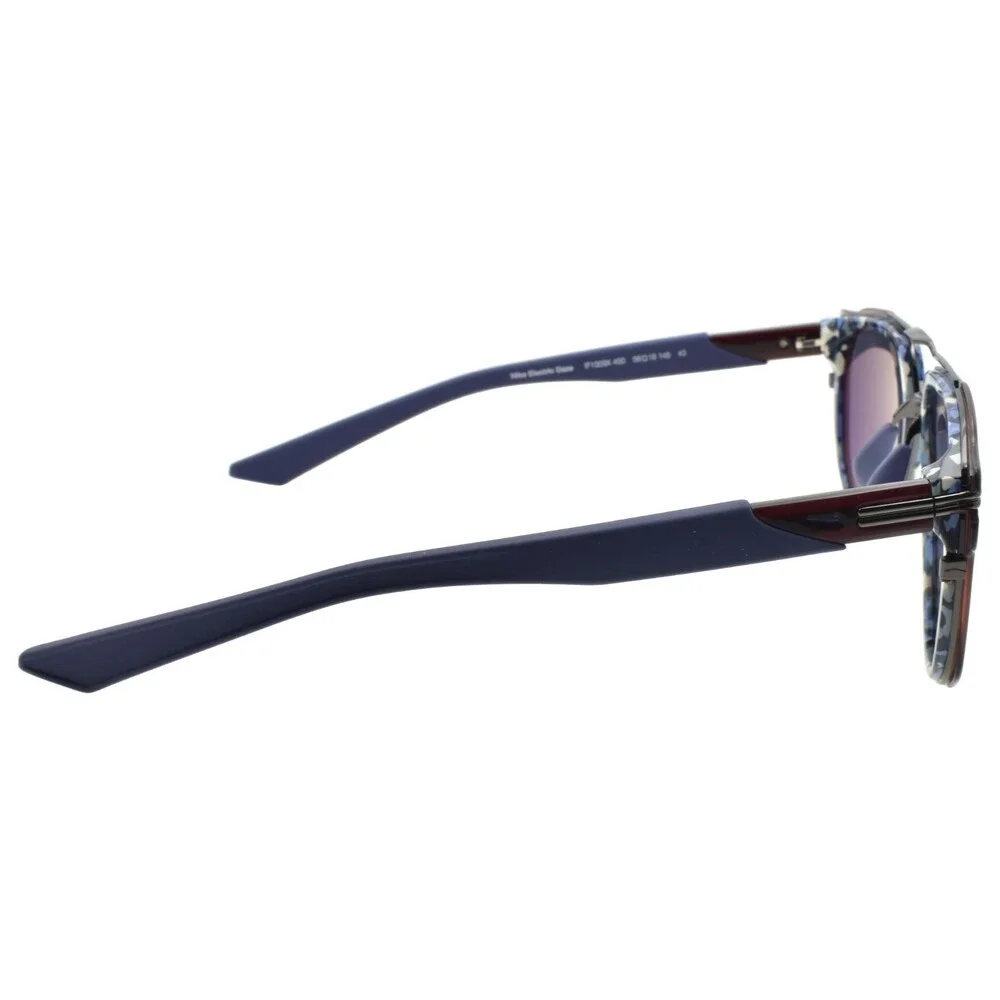 Nike Electric Daze IF1009X 400 Aviator Sunglasses Blue / Blue Tortoise
